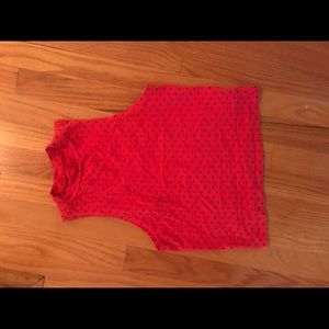 Cute red crop top